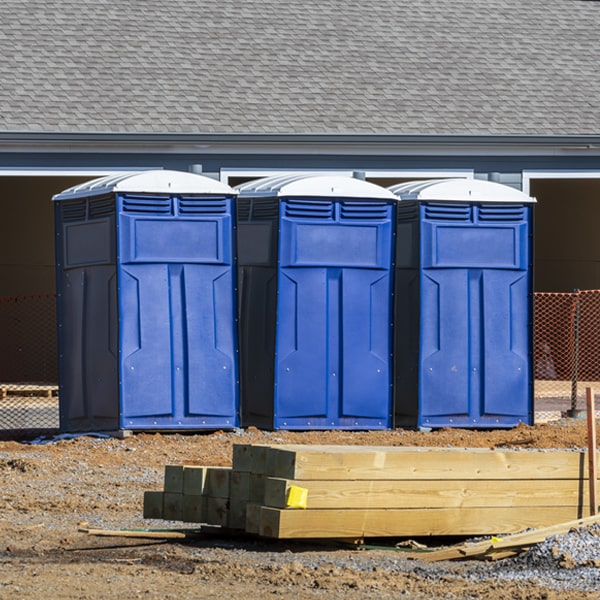 are there any restrictions on what items can be disposed of in the portable toilets in Millerton